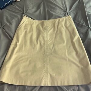 Banana Republic Light Beige A-Line Skirt
